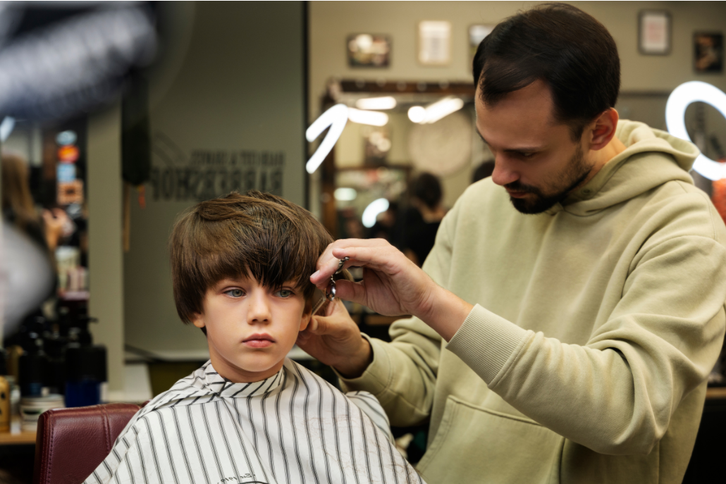 Kinderkapsel bij barbershop Leersum - kinderkapper Leersum
